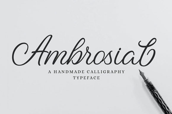 Ambrosial: A Handwritten Font That Breathes Life Into Quiet Moments