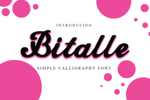 Bittale: A Handwritten Font That Feels Like a Quiet Conversation