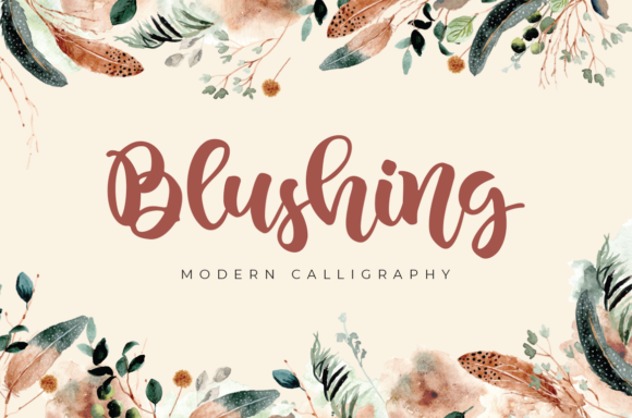 Blushing: A Handwritten Font That Feels Like a Quiet Conversation