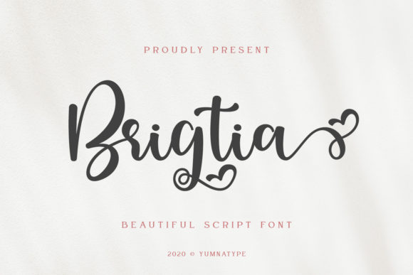 Brigtia: A Refined Script Font for Digital Branding