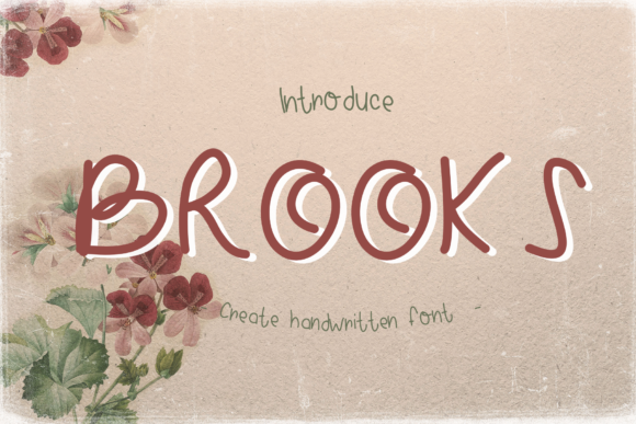 Brooks: A Joyful Handwritten Font for Editorial Design