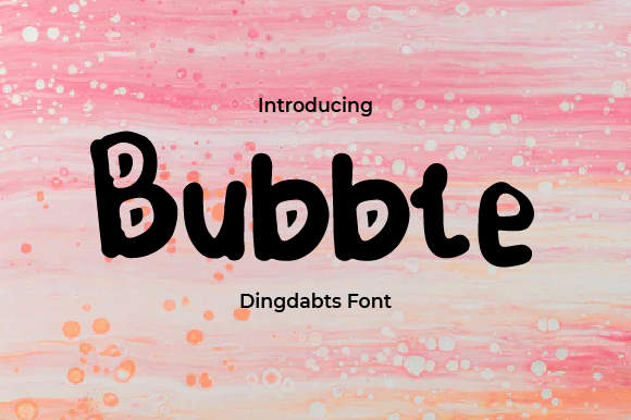 Bubble: A Friendly Handwritten Font for Editorial Design