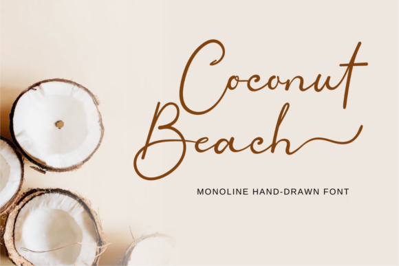 Coconut Beach: An Elegant Script Font for Editorial Design