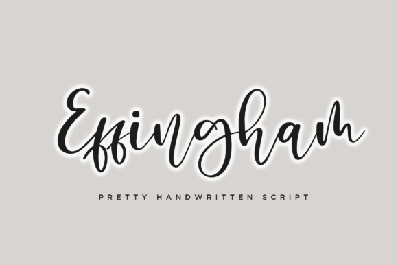 Effingham: A Handwritten Font That Elevates Digital Branding