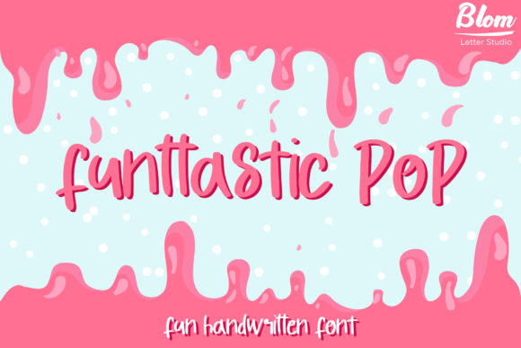 Funttastic Pop: A Handwritten Font That Feels Like a Smile