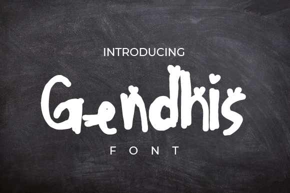Gendhis: A Friendly Handwritten Font for Makers