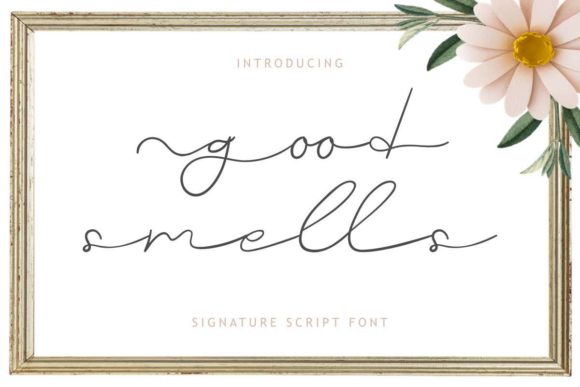 Good Smells Script Font for Handmade & Small-Business Creators