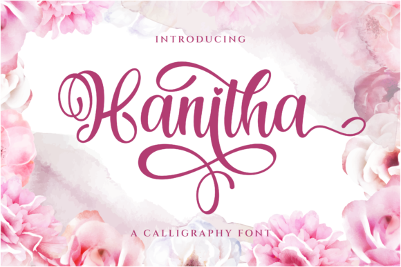 Hanitha: A Sweet Hand-Lettered Script Font for Digital Branding