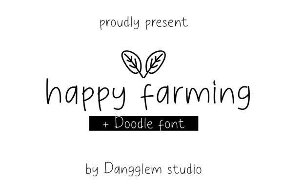 Happy Farming Font: Friendly Handwriting for Real Business Branding