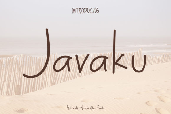 Javaku: A Handwritten Font That Feels Like Home