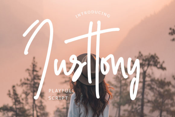 Justtony: A Handwritten Font That Breathes Quiet Confidence