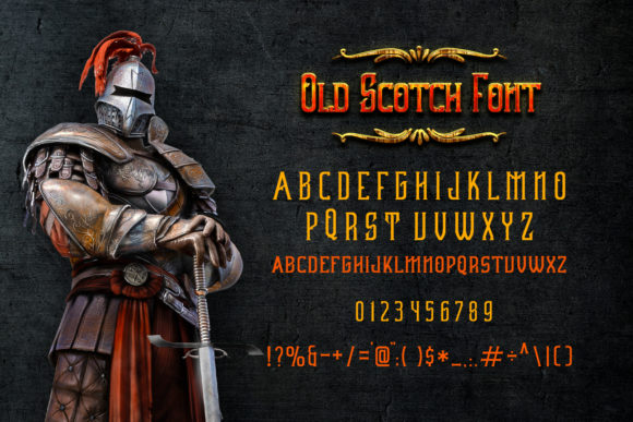 Old Scotch: A Bold Blackletter Typeface for Digital Impact