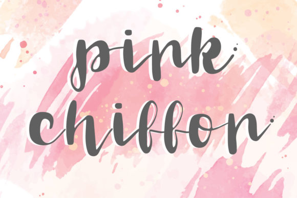 Pink Chiffon: A Handwritten Font That Makes Your Brand Feel Thoughtful