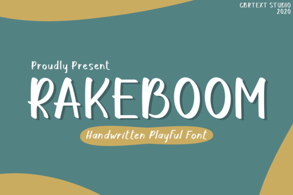 Rakeboom: A Playful Handwritten Font for Makers