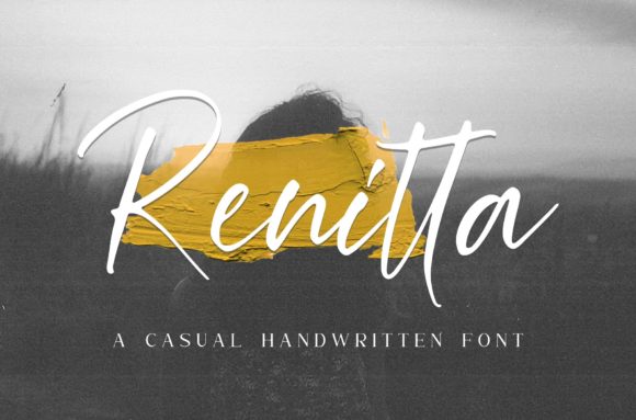 Renitta: A Handwritten Script Font That Feels Human—Not Hype