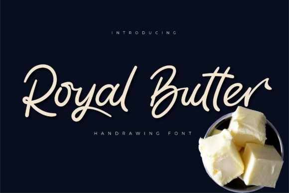 Royal Butter: A Refined Script Font for Editorial Elegance