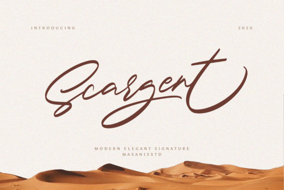 Scargent: A Handwritten Font That Makes Your Campaign Feel Human