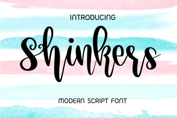 Shinkers Handwritten Font for Beautiful Craft Projects