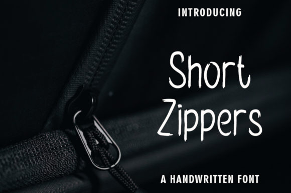 Short Zippers: A Handwritten Font That Feels Like a Sketch You’d Keep