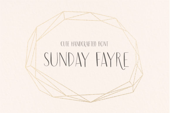 Sunday Fayre: A Delicate Handwritten Font for Editorial Charm