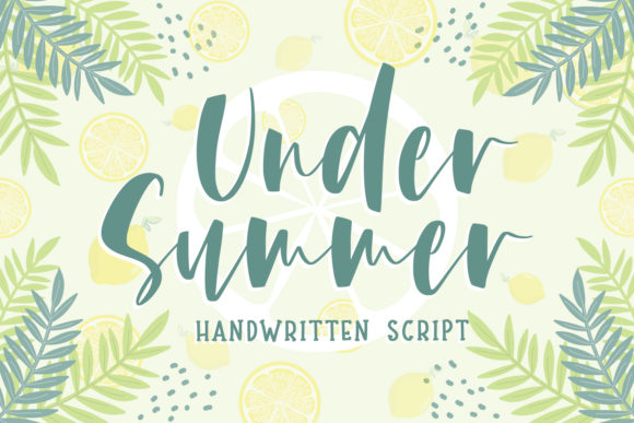 Under Summer: A Handwritten Font That Makes Your Brand Feel Like Home