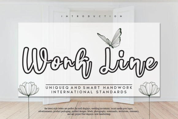 Work Line: A Handwritten Font That Builds Trust